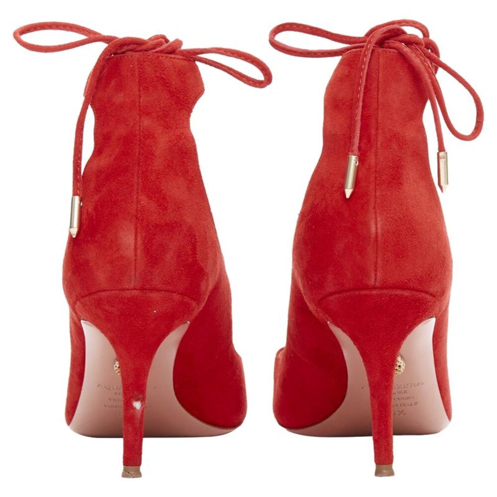 Aquazzura Suede Leather Mid Pumps - Picture 5 of 6